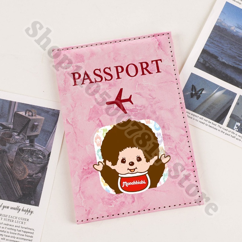 Travel Accessories Girly - غطاء جواز سفر كرتوني لطيف للكبار