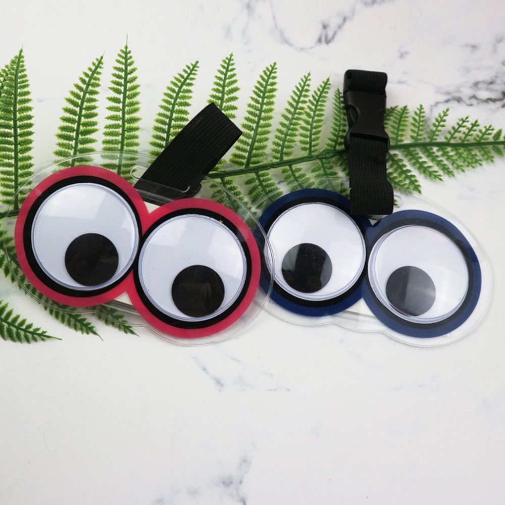Travel Accessories Name - علامات أمتعة بتصميم عيون لطيفة ومضحكة،