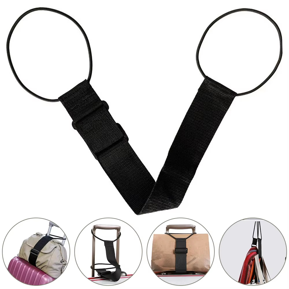 Travel Accessories Plane - قطعتان من أحزمة الأمتعة المرنة القابلة