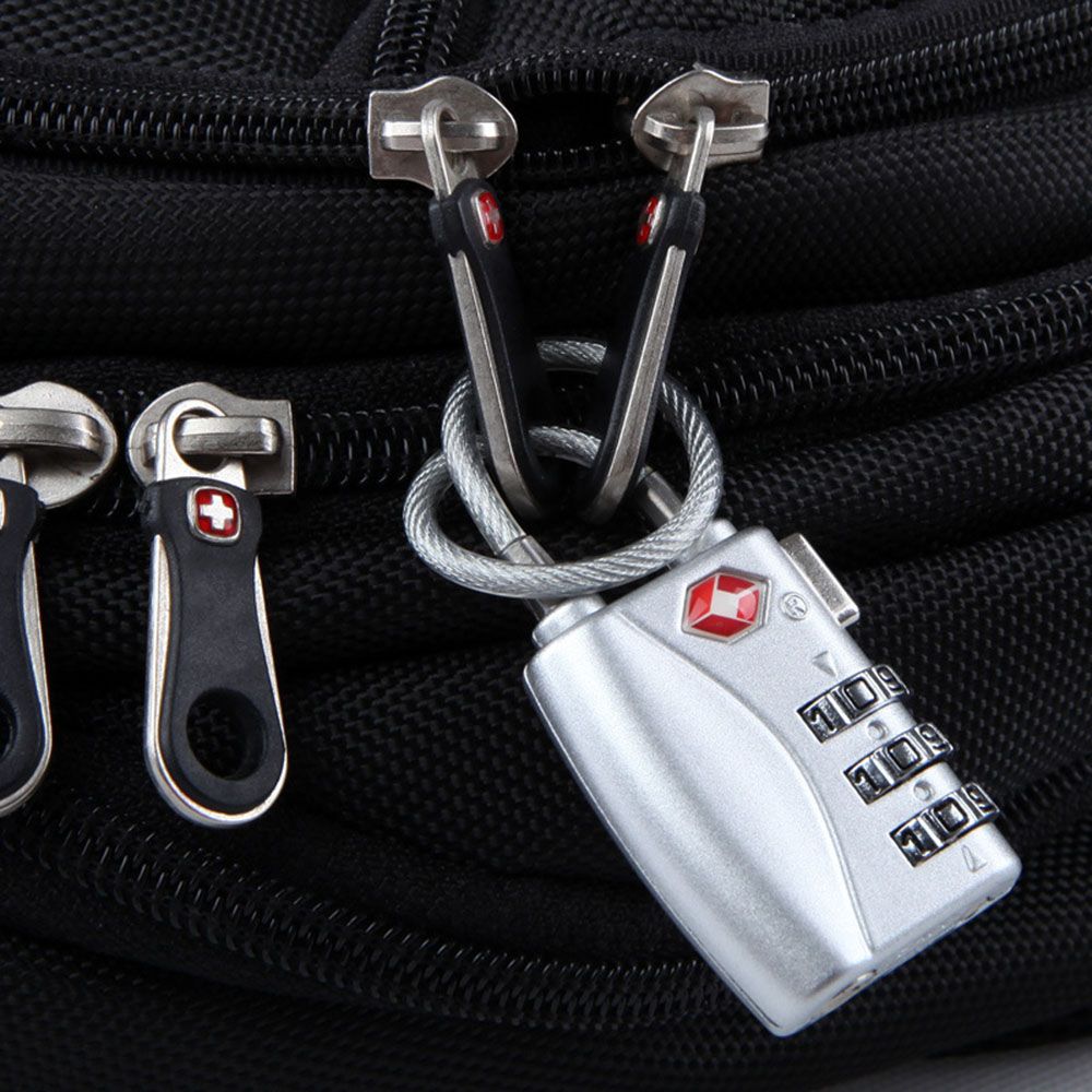 Cable Lock Combination - قفل أمتعة مقاوم للماء بكابل، قفل