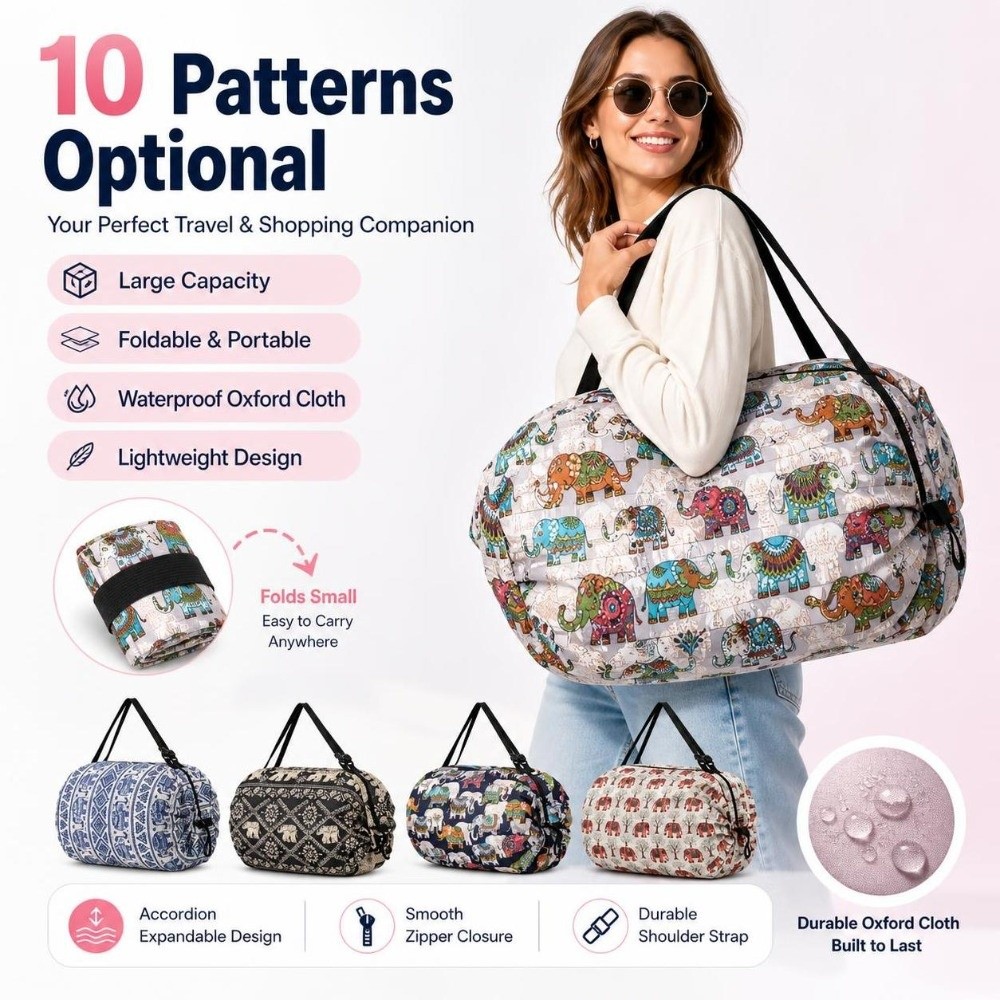 Travel Accessories Market - حقيبة تسوق خفيفة الوزن وذات سعة