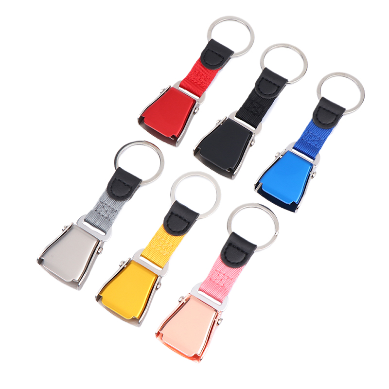 Travel Accessories Plane - سلسلة مفاتيح بإبزيم حزام الأمان الصغير