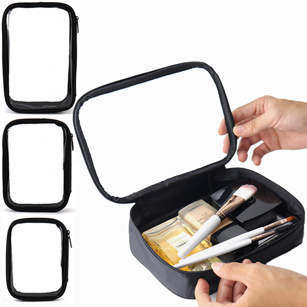 Toiletry Bag Tsa - حقيبة مكياج شفافة للنساء، حقيبة أدوات