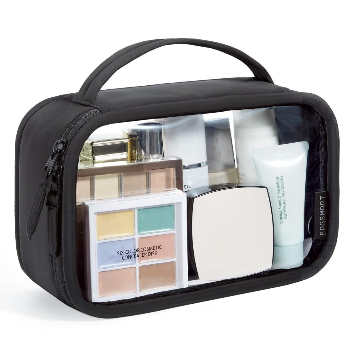 Toiletry Bag Tsa - حقيبة مستحضرات تجميل شفافة من البولي