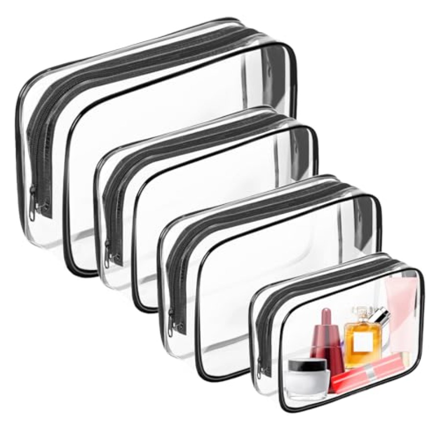 Toiletry Bag Tsa - حقيبة مكياج شفافة، حقائب أدوات تجميل