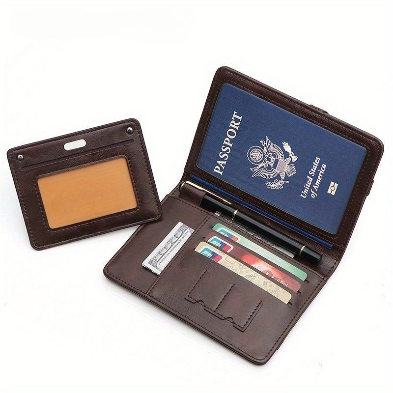 Travel Accessories Rfid - محفظة جواز سفر خفيفة الوزن مع