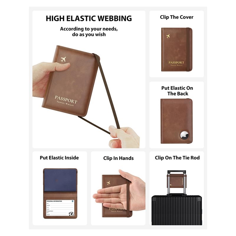 حامل جواز سفر ABRT مع خاصية حج - مراجعة Travel Accessories Rfid وسعره