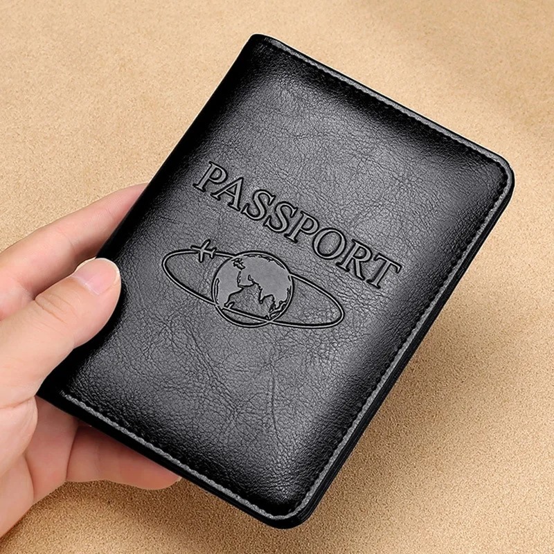 للجنسين جلد طبيعي غطاء جواز سف - مراجعة Travel Accessories Rfid وسعره