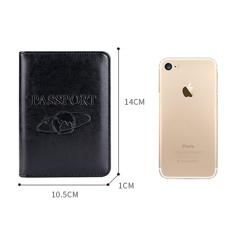 للجنسين جلد طبيعي غطاء جواز سف - مراجعة Travel Accessories Rfid وسعره