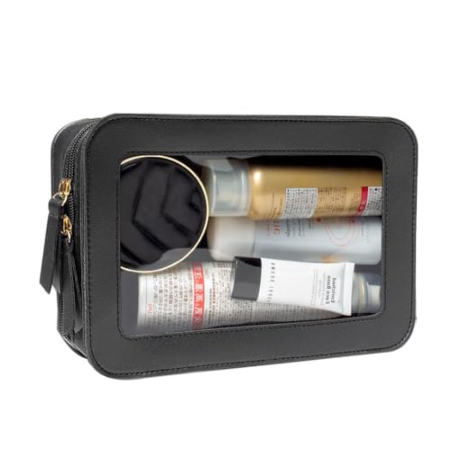 حقيبة مكياج شفافة صغيرة، حقيبة - مراجعة Toiletry Bag Tsa وسعره