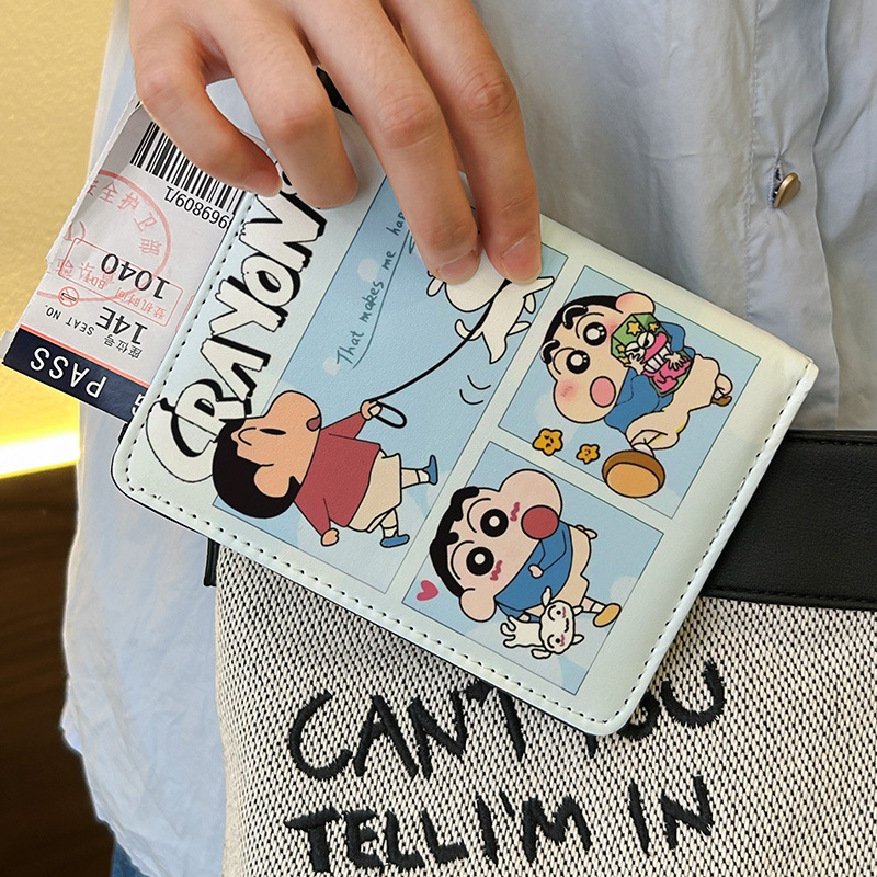غطاء جواز سفر كاواي شين تشان ا - مراجعة Travel Accessories For Japan Trip وسعره