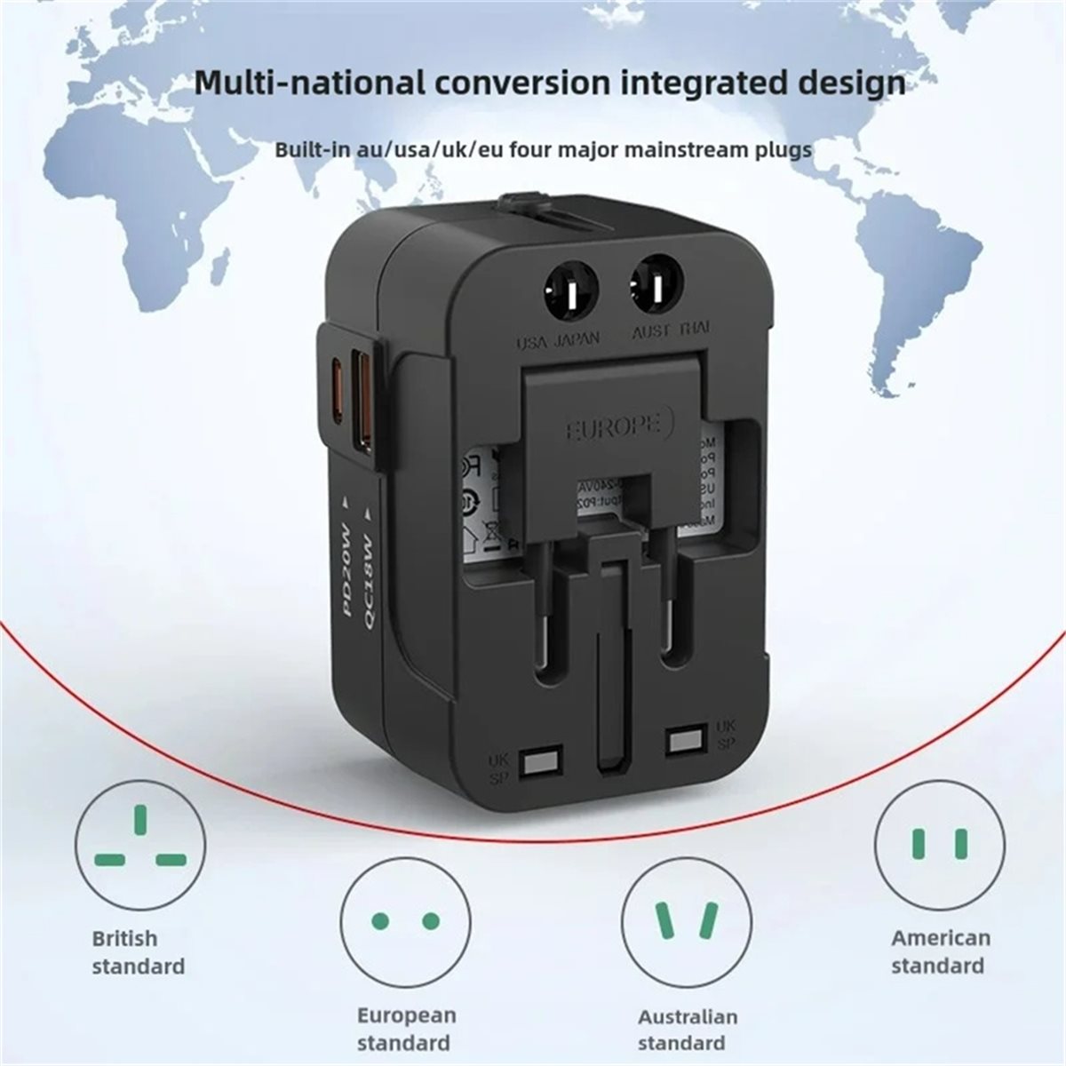 【عرض اليوم】~@ محول طاقة عالمي  - مراجعة Travel Accessories To Buy وسعره