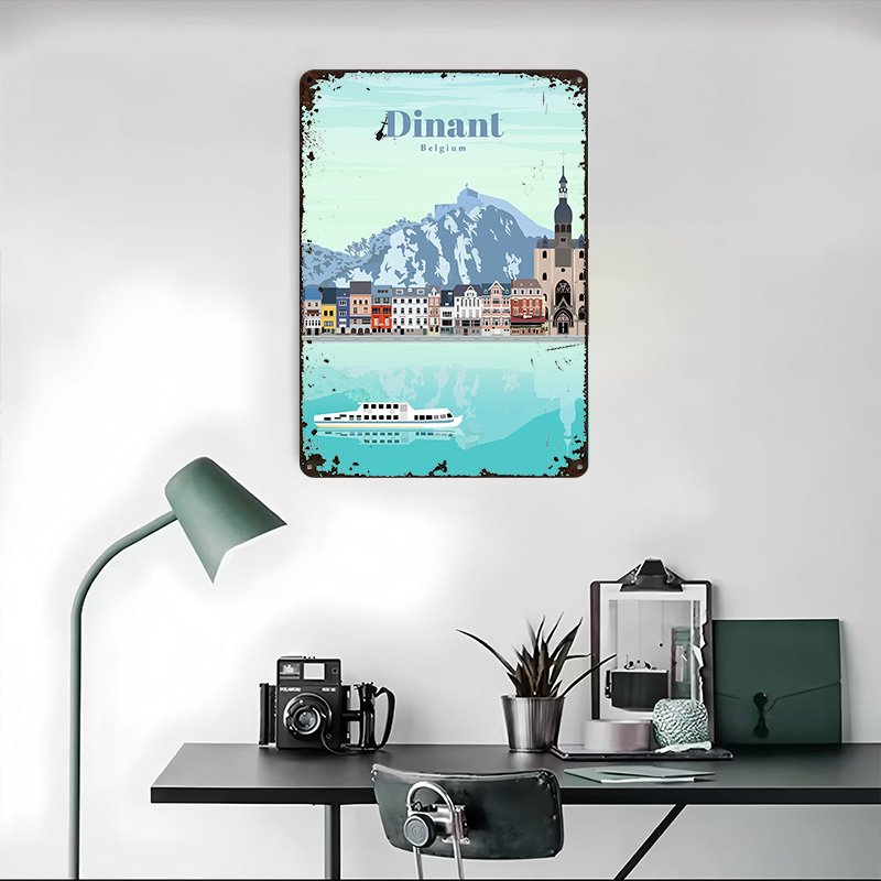 ملصق مطبوع بتصميم سفر إلى دينا - مراجعة Travel Accessories For Europe وسعره