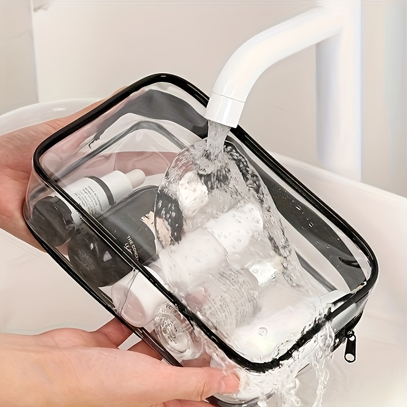 حقيبة مكياج شفافة قطعة واحدة،  - مراجعة Toiletry Bag Tsa وسعره