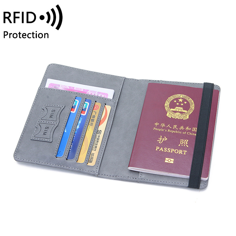 حامل جواز سفر من جلد البولي يو - مراجعة Travel Accessories Rfid وسعره