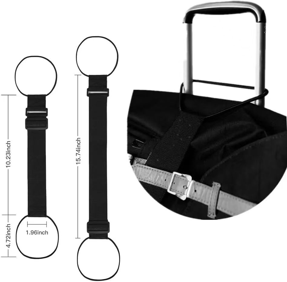 حزام أمتعة قابل للتعديل، حزام  - مراجعة Travel Accessories Plane وسعره