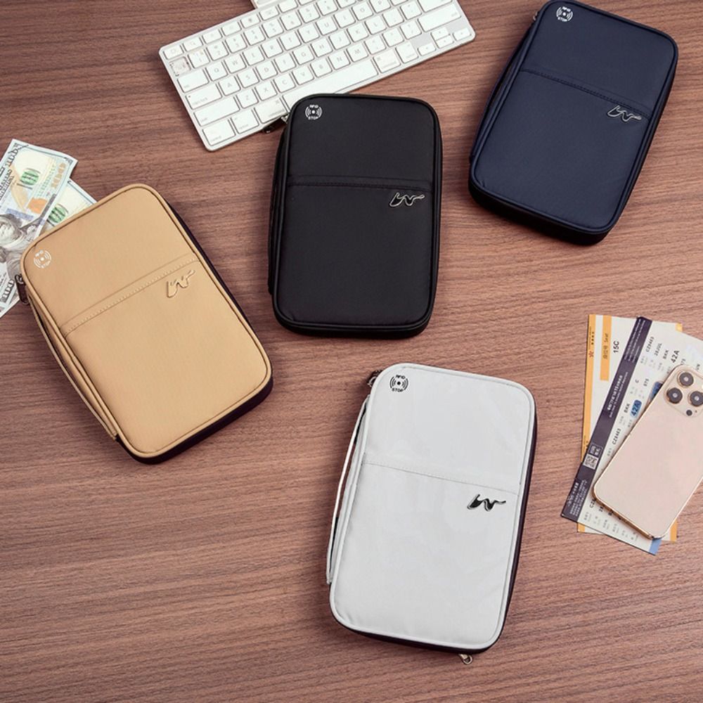 حافظة بطاقات بوليستر محمولة ،  - مراجعة Travel Accessories Rfid وسعره