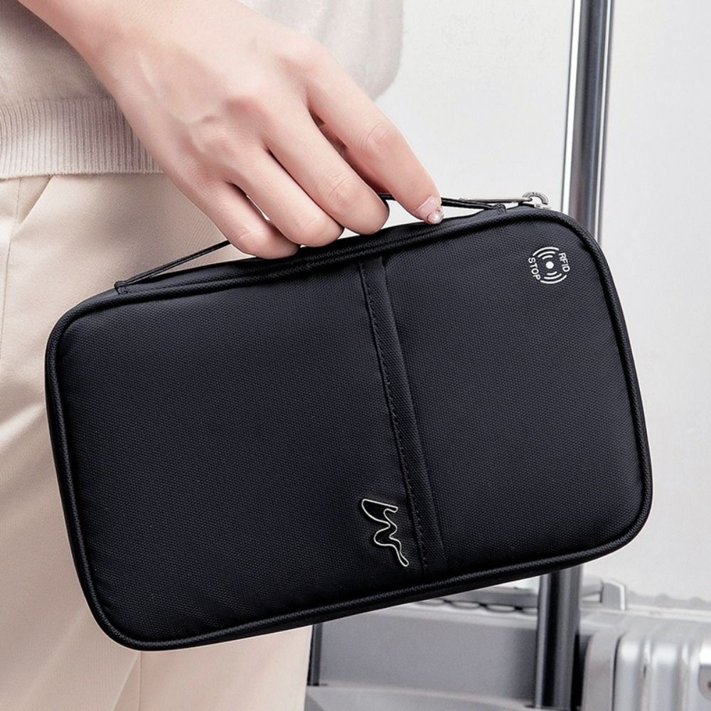 حافظة بطاقات بوليستر محمولة ،  - مراجعة Travel Accessories Rfid وسعره