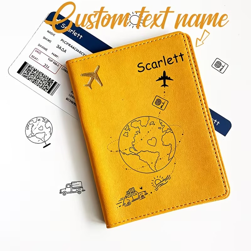 غطاء جواز سفر مخصص بتصميم طائر - مراجعة Travel Accessories Plane وسعره