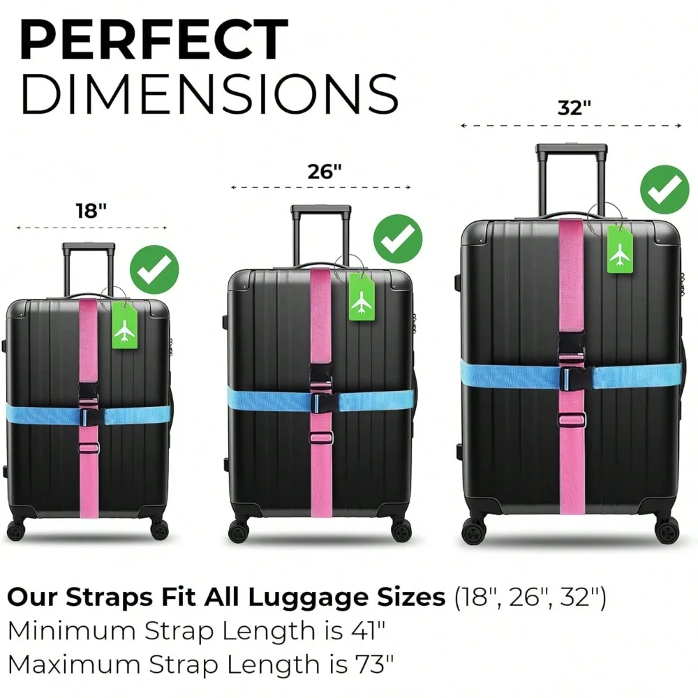 مجموعة حزام الأمتعة مع علامة ا - مراجعة Travel Accessories International وسعره