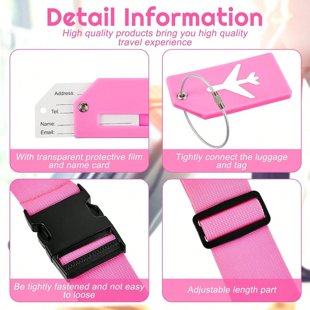 مجموعة حزام الأمتعة مع علامة ا - مراجعة Travel Accessories International وسعره