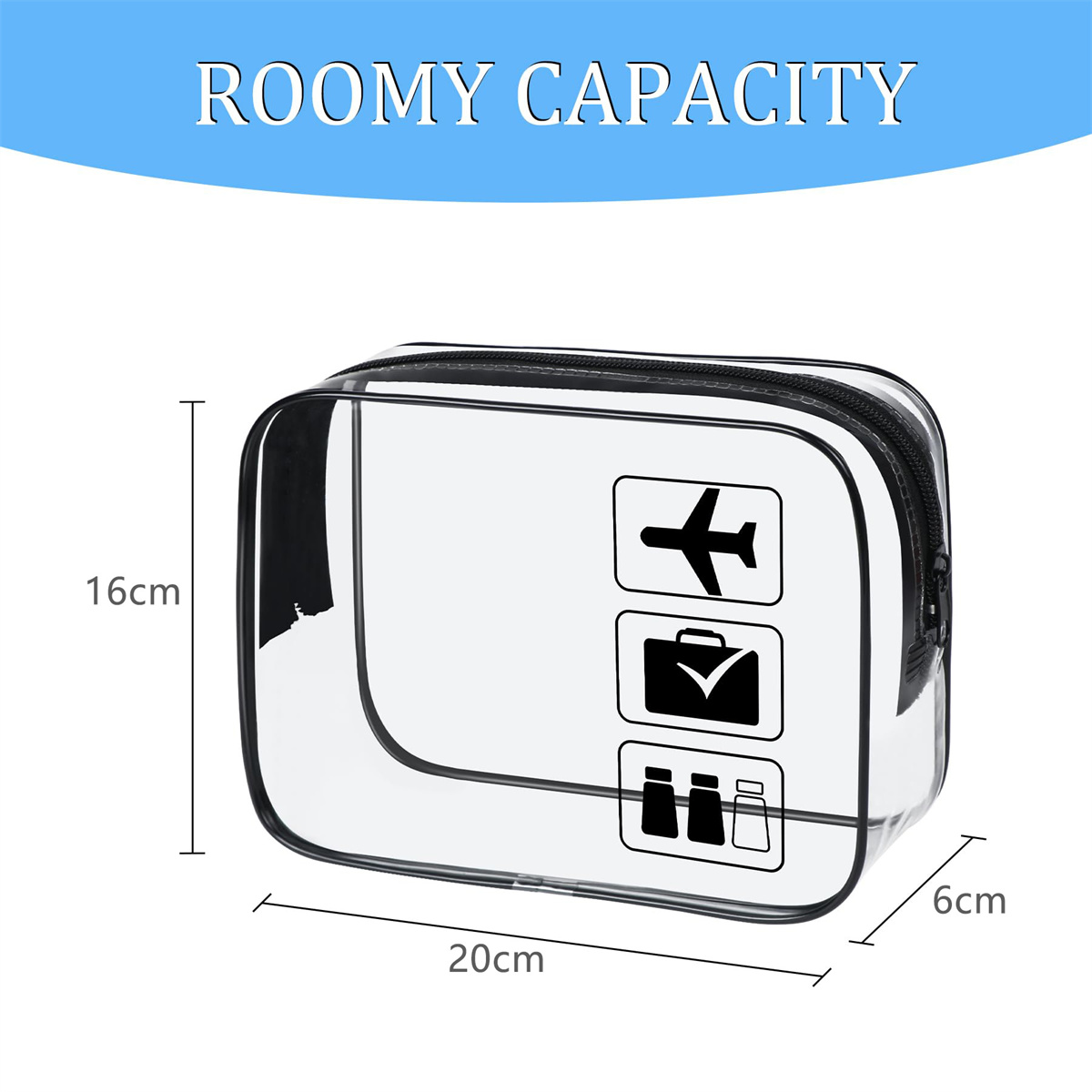 حقيبة سفر شفافة معتمدة من TSA، - مراجعة Toiletry Bag Tsa وسعره