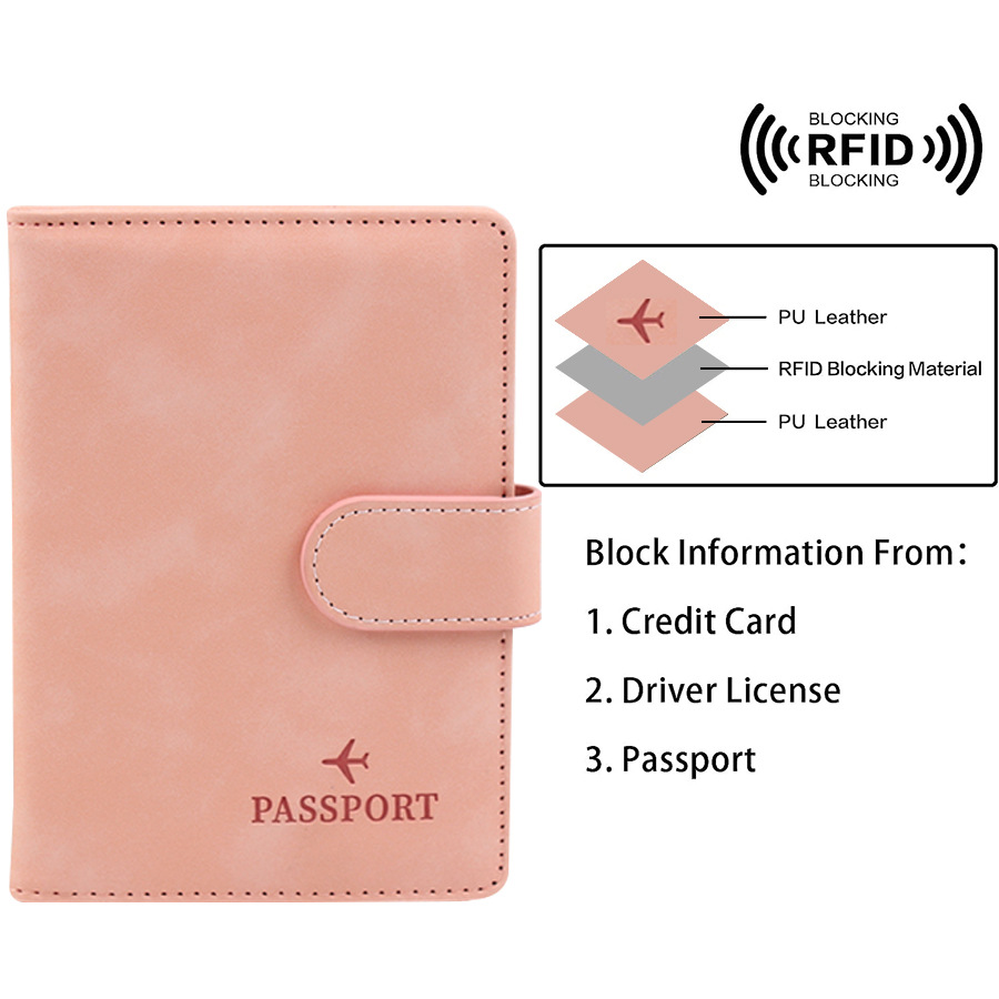 غطاء جواز السفر بزر مغناطيسي ت - مراجعة Travel Accessories Rfid وسعره
