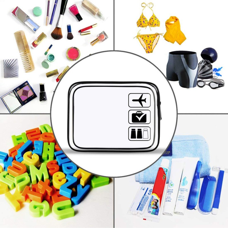 حقيبة تنظيم المكياج الشفافة بس - مراجعة Toiletry Bag Tsa وسعره