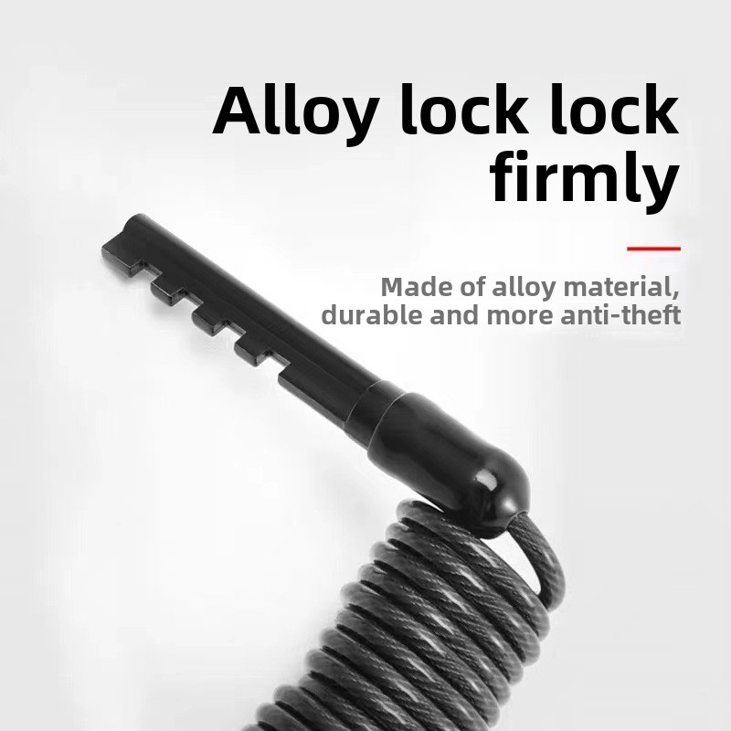 للدراجات النارية دراجة مكافحة  - مراجعة Cable Lock Combination وسعره