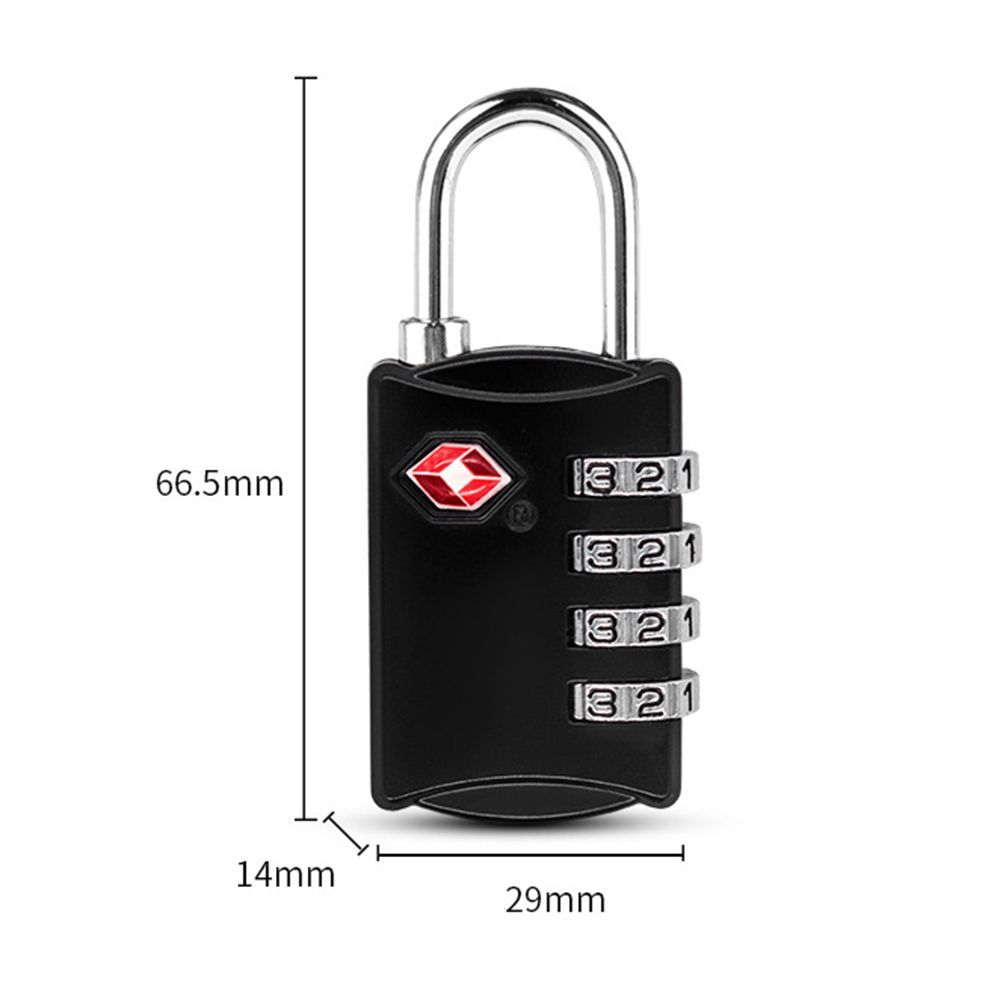 قفل أمتعة مقاوم للماء بكابل، ق - مراجعة Cable Lock Combination وسعره
