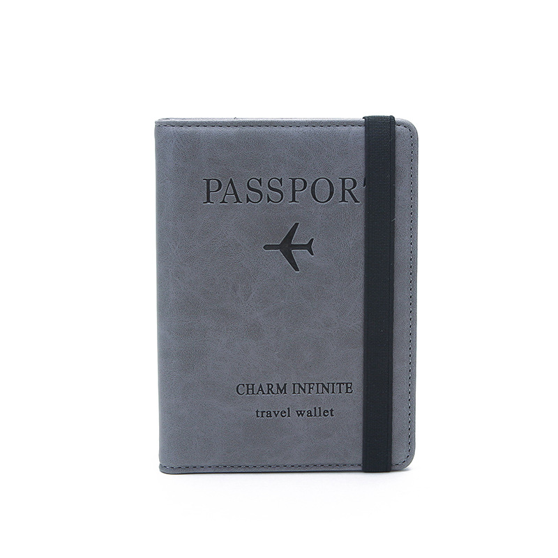 شريط مطاطي غطاء جواز سفر جلدي  - مراجعة Travel Accessories Rfid وسعره