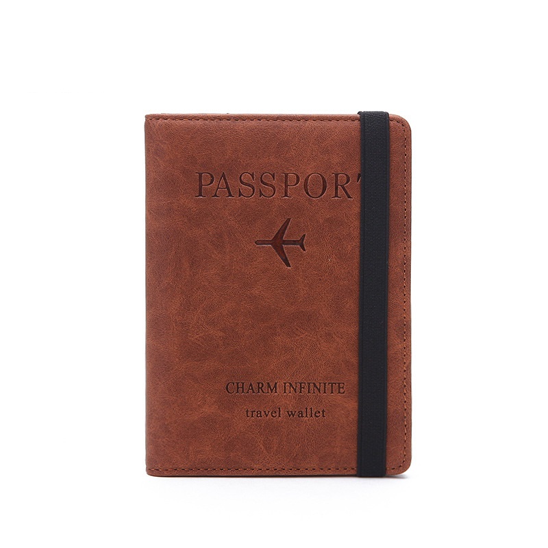 شريط مطاطي غطاء جواز سفر جلدي  - مراجعة Travel Accessories Rfid وسعره