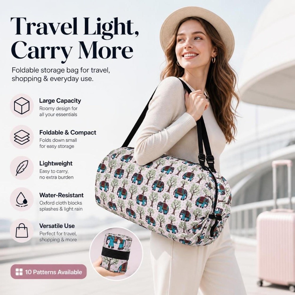 حقيبة تسوق يابانية كبيرة السعة - مراجعة Travel Accessories Market وسعره