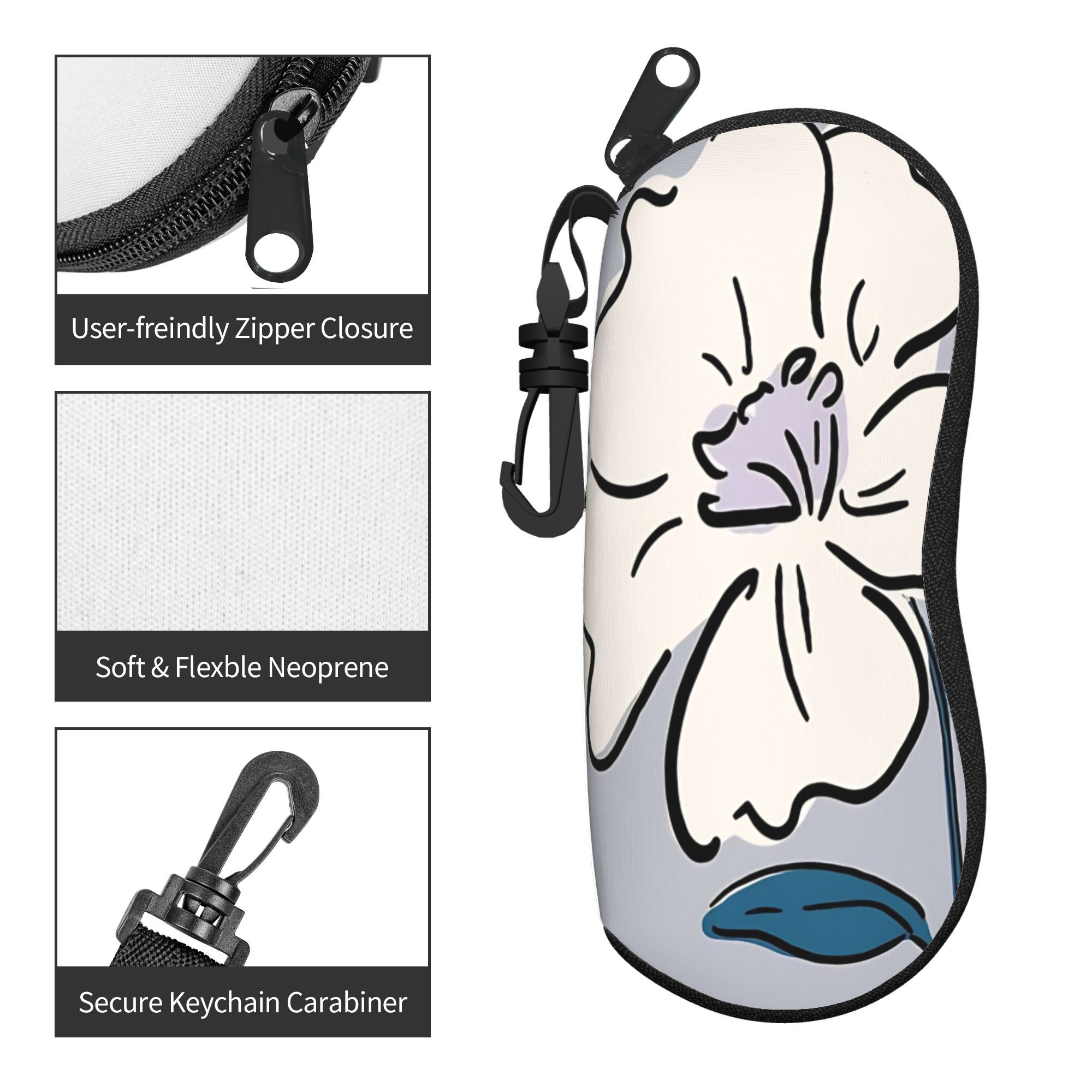 حافظة نظارات بتصميم سوق الزهور - مراجعة Travel Accessories Market وسعره