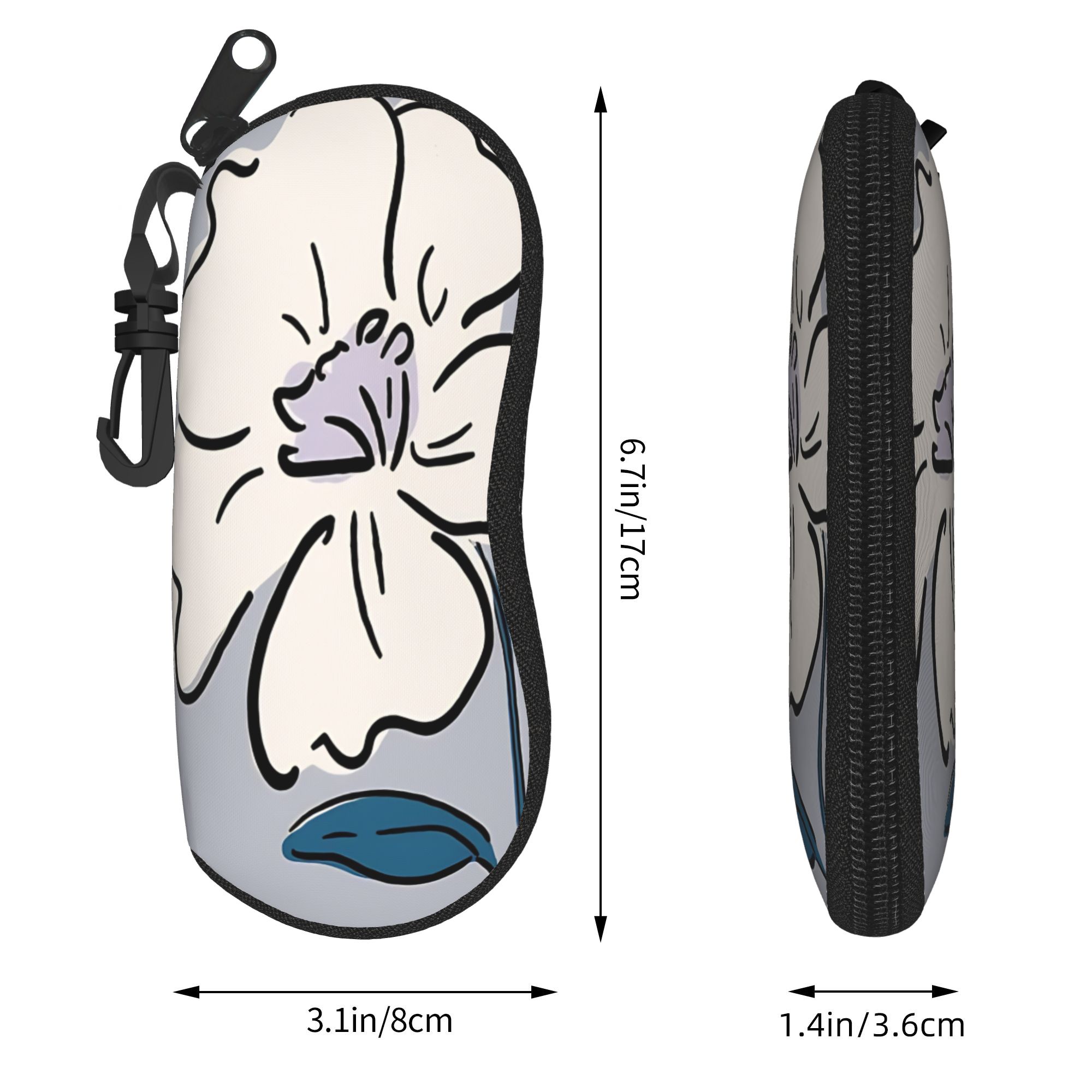 حافظة نظارات بتصميم سوق الزهور - مراجعة Travel Accessories Market وسعره