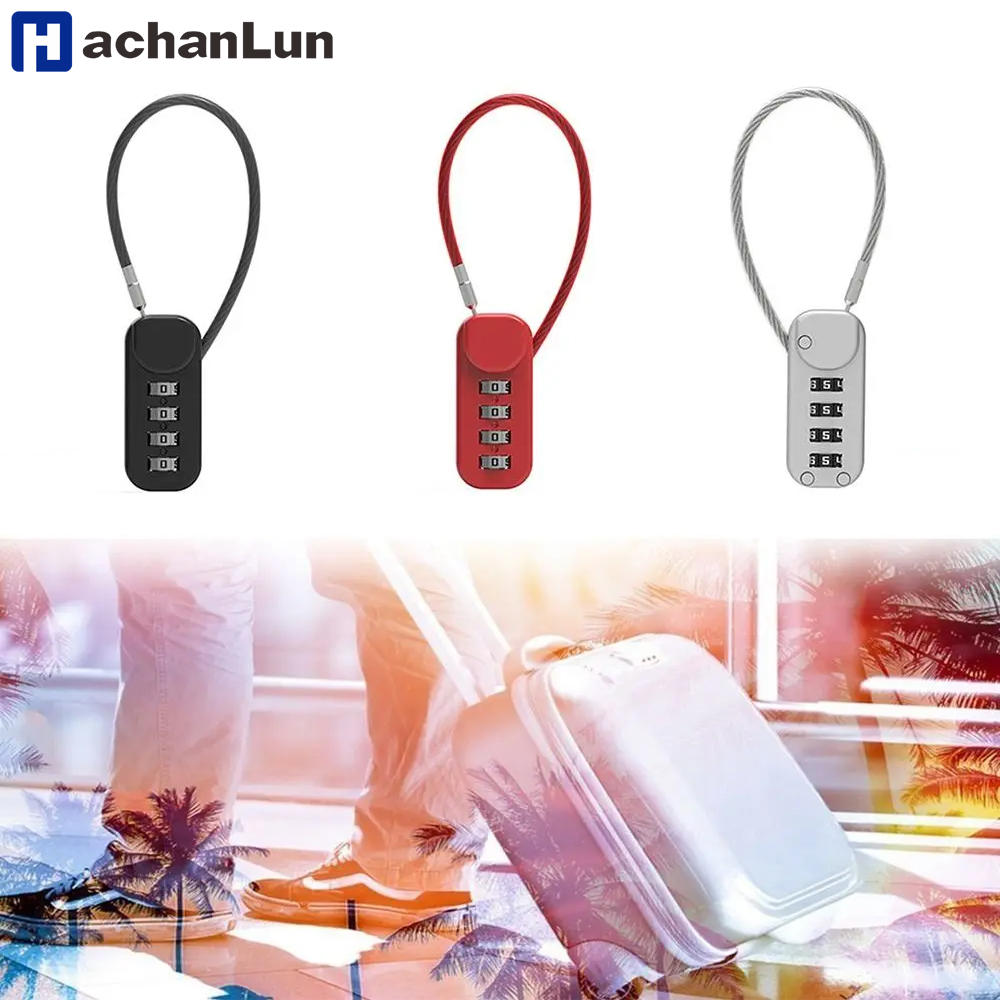 سبائك الزنك 4 أرقام قفل بكلمة  - مراجعة Cable Lock Combination وسعره