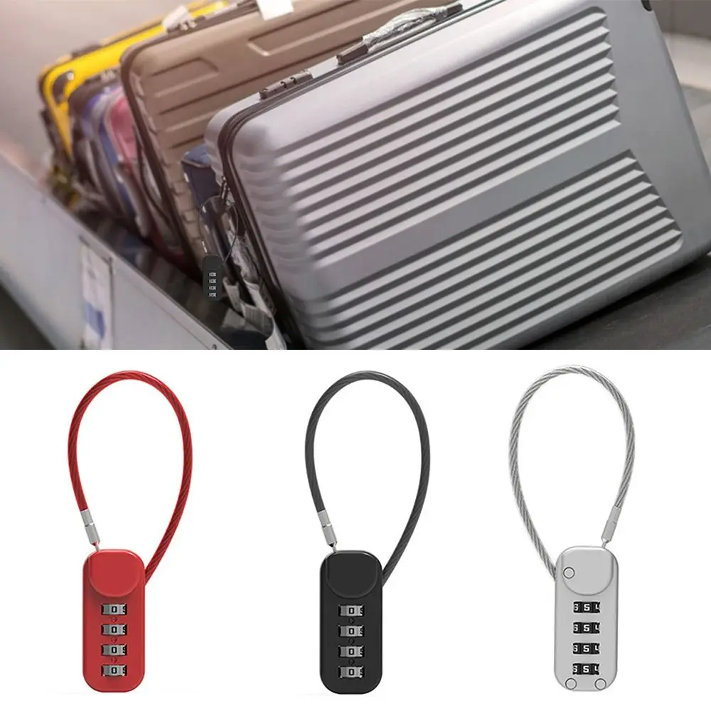 سبائك الزنك 4 أرقام قفل بكلمة  - مراجعة Cable Lock Combination وسعره
