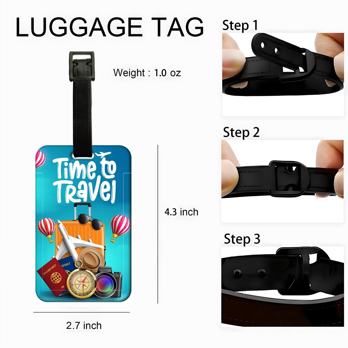 بطاقة أمتعة للسفر بتصميم كلاسي - مراجعة Travel Accessories International وسعره
