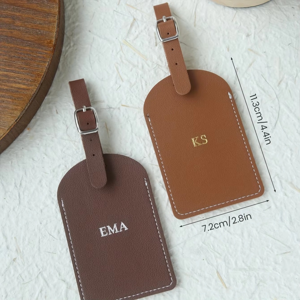 بطاقة أمتعة مخصصة من الجلد الن - مراجعة Travel Accessories International وسعره