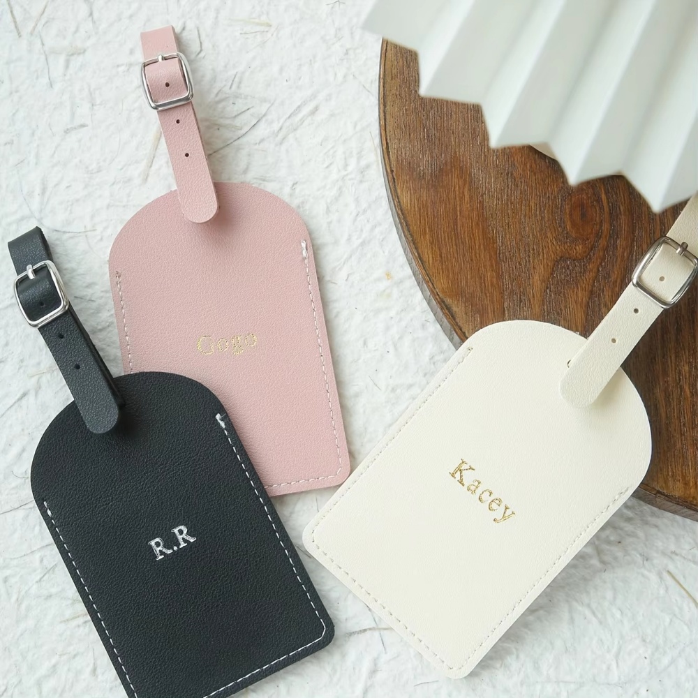 بطاقة أمتعة مخصصة من الجلد الن - مراجعة Travel Accessories International وسعره