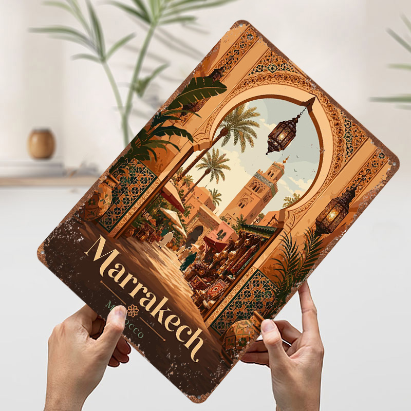 لوحة معدنية تذكارية لسفر إلى م - مراجعة Travel Accessories For Europe وسعره