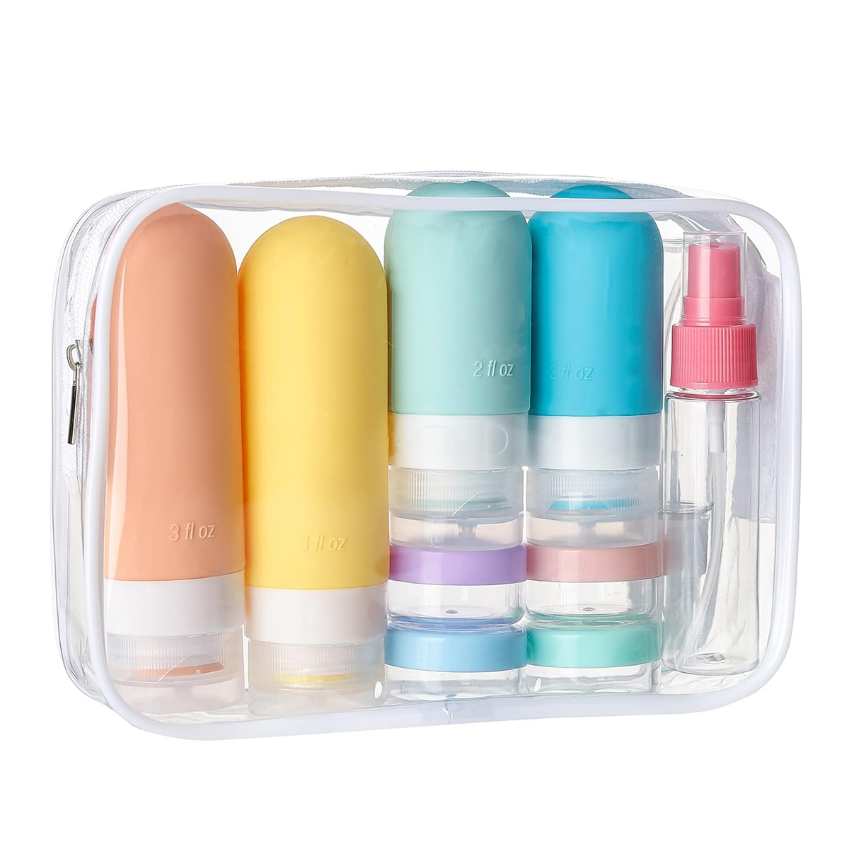 مجموعة مكونة من 16 عبوة من زجا - مراجعة Toiletry Bag Tsa وسعره