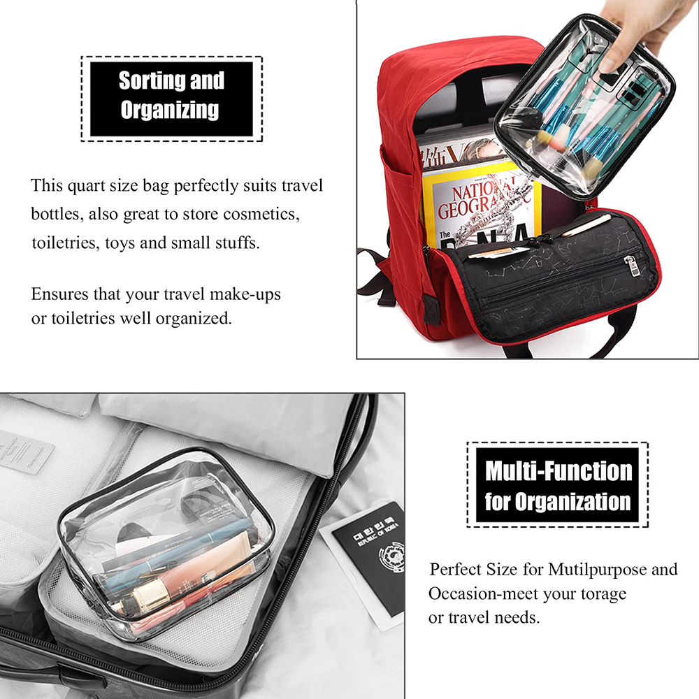 حقيبة مستحضرات التجميل 3 قطع ح - مراجعة Toiletry Bag Tsa وسعره