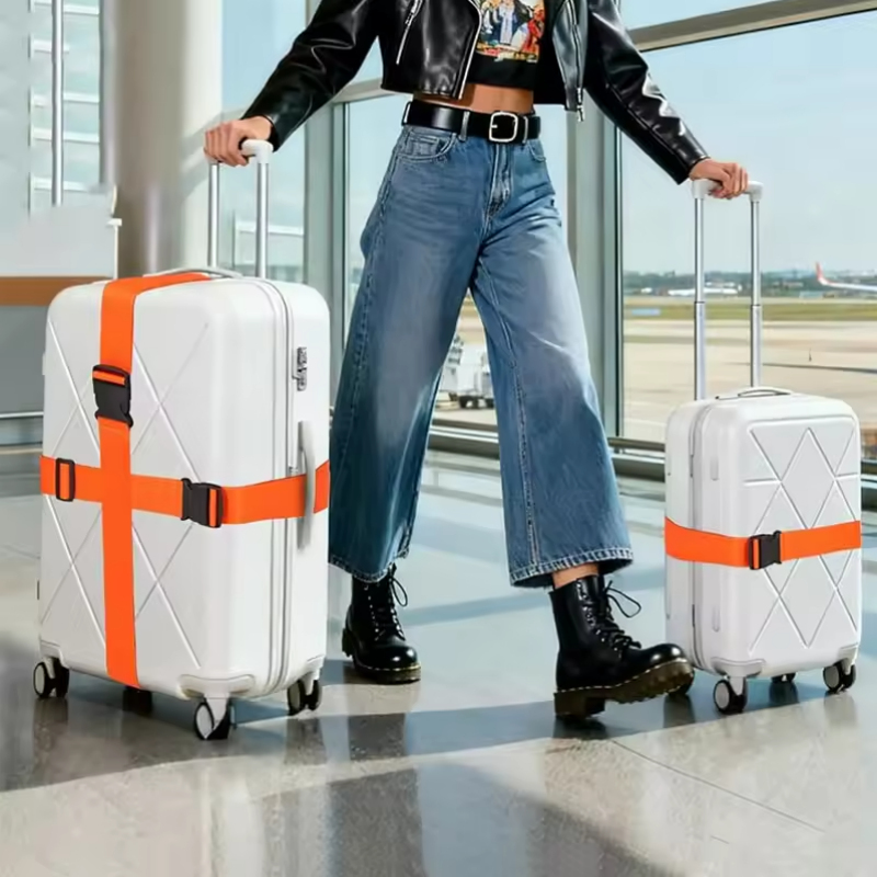 مجموعة من 4 أحزمة أمتعة، حزام  - مراجعة Travel Accessories Gear وسعره