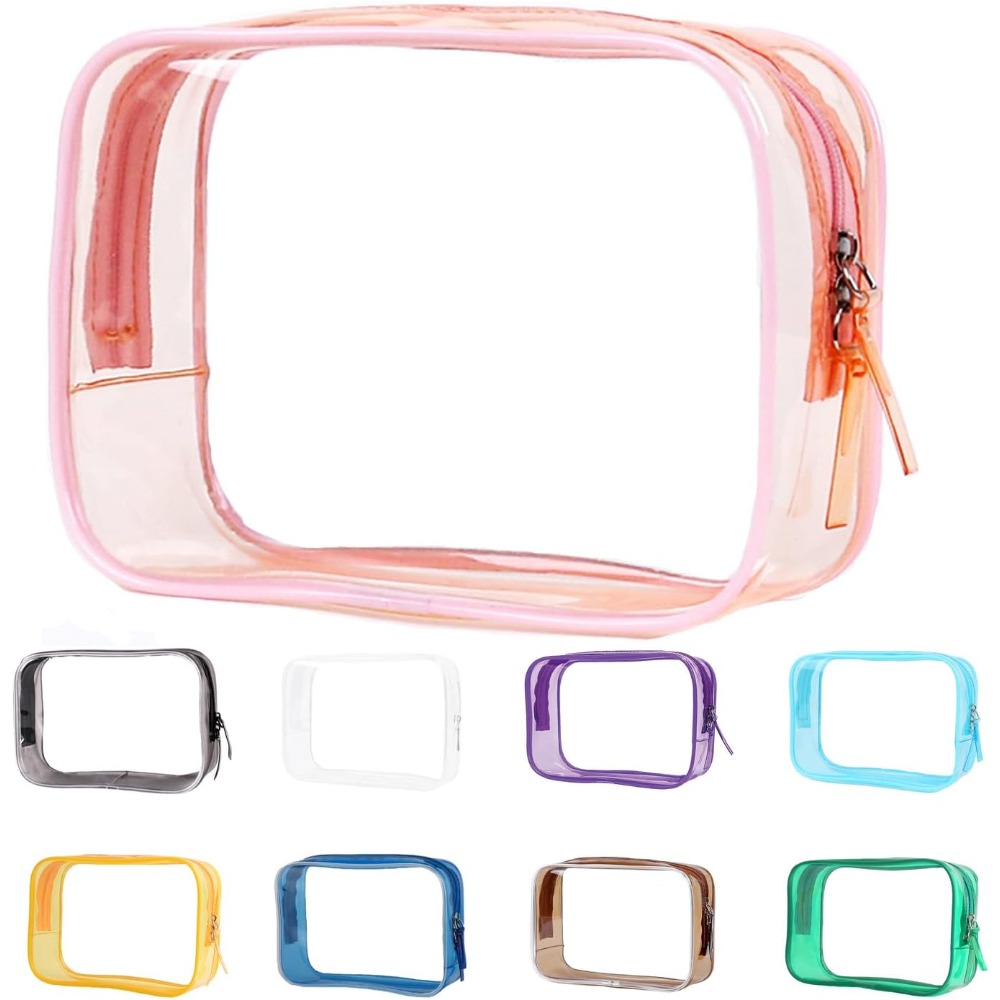 حقيبة شفافة صغيرة، مقاس 6.6×2. - مراجعة Toiletry Bag Tsa وسعره